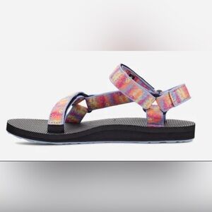 Teva Women’s Sandals Womens Size 10 Universal Original Strap Multi Color Rainbow